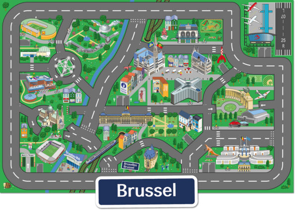 Spielteppich Brüssel