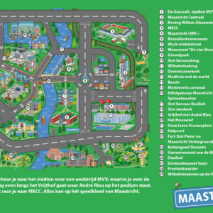 Spielteppich Maastricht Plan mit Legende
