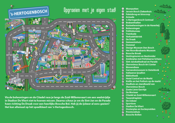 Spielteppich-s-Hertogenbosch Plan mit Legende